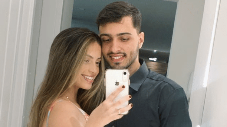 Camille Oliveira e o marido, Samuel Teixeira