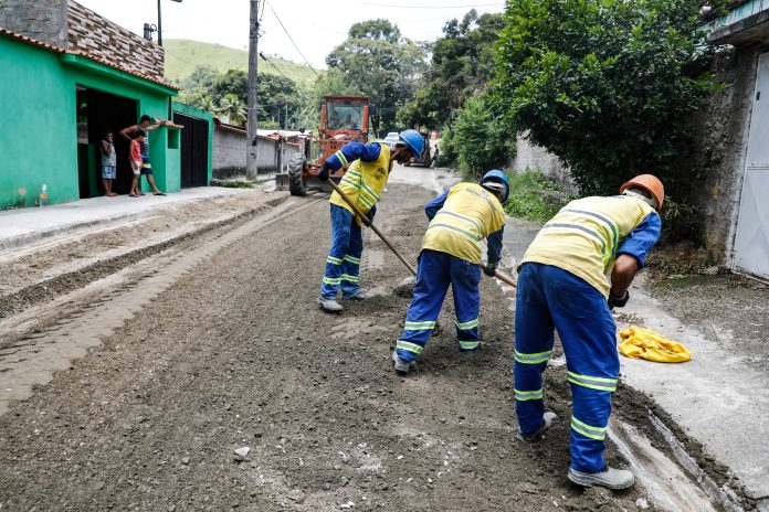 Obras de infraestrutura da Cehab-RJ em Nova Iguaçu