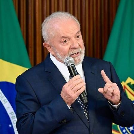 O presidente do Brasil, Luiz Inácio Lula da Silva