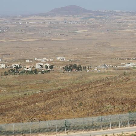 Colinas de Golã, região da fronteira com Israel