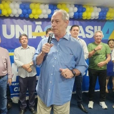 Ciro Gomes discursa em convenção no Crato (CE)