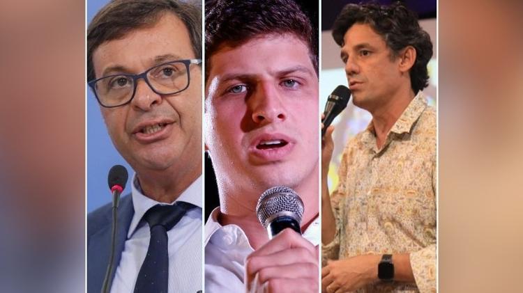 Gilson Machado Neto, João Campos e Daniel Coelho