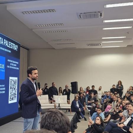 Pablo Marçal em evento de empreendedorismo em São Paulo