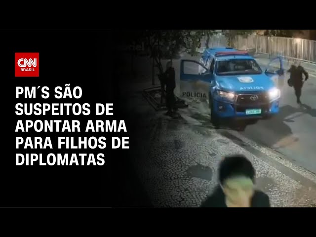 PM´S são suspeitos de apontar arma para filhos de diplomatas | LIVE CNN