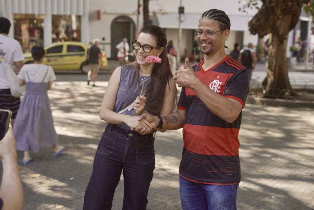 Carol Sponza e Pedro Duarte em Ipanema