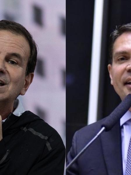 Eduardo Paes e Alexandre Ramagem, candidatos à Prefeitura do Rio Eduardo Paes e Alexandre Ramagem, candidatos à Prefeitura do Rio