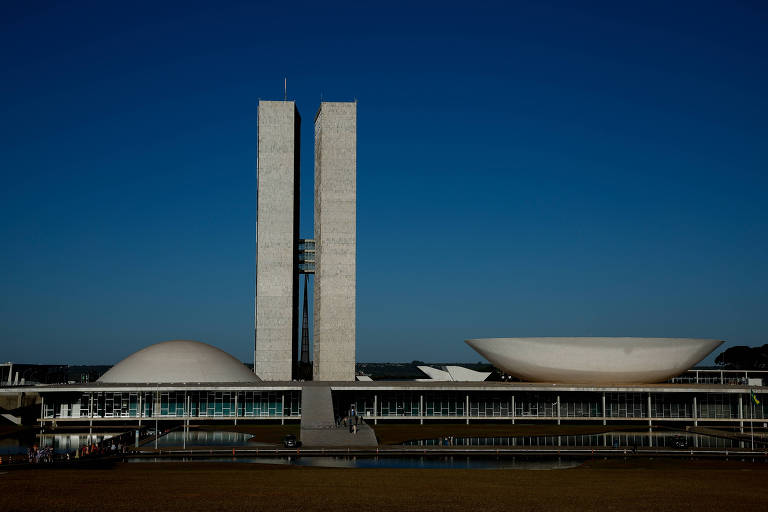 Fachada do Congresso Nacional, em Brasília.