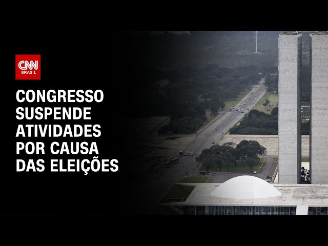 Congresso suspende atividades por causa das eleições | CNN NOVO DIA