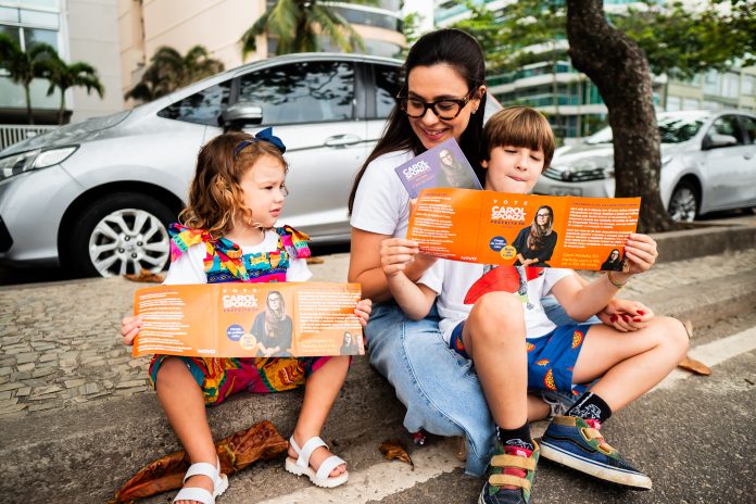 Carol Sponza na Feira da Glória