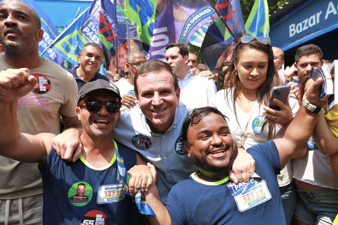 Eduardo Paes no Calçadão de Campo Grande