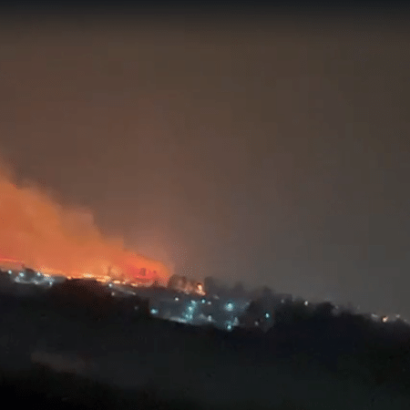 23.ago.2024 - Incêndios no interior de São Paulo