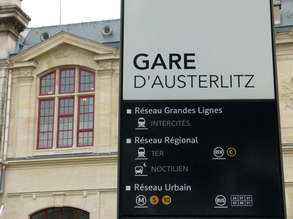 Gare de Austerlitz, em Paris