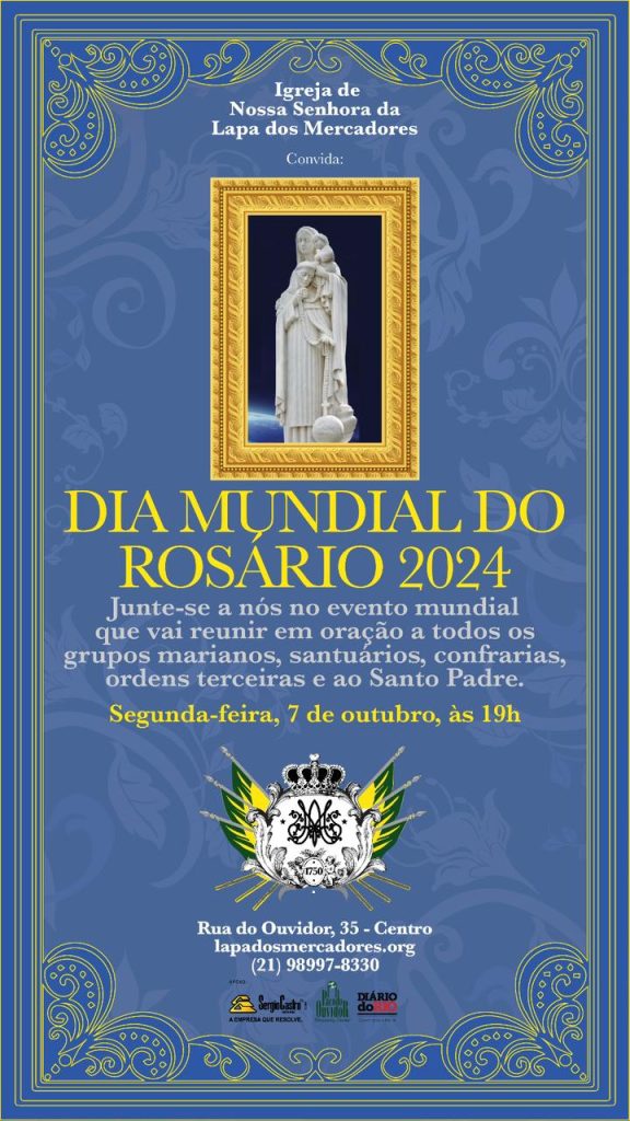 Igrejinha dos Mercadores recebe evento do dia mundial do Rosário