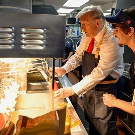 Donald Trump no McDonald's