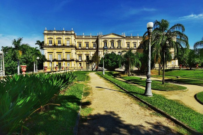 Palácio de São Cristóvão, atual Museu Nacional, na Quinta da Boa Vista - Wikimedia Commons